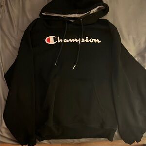 Champion Classic Black Pullover Hoodie